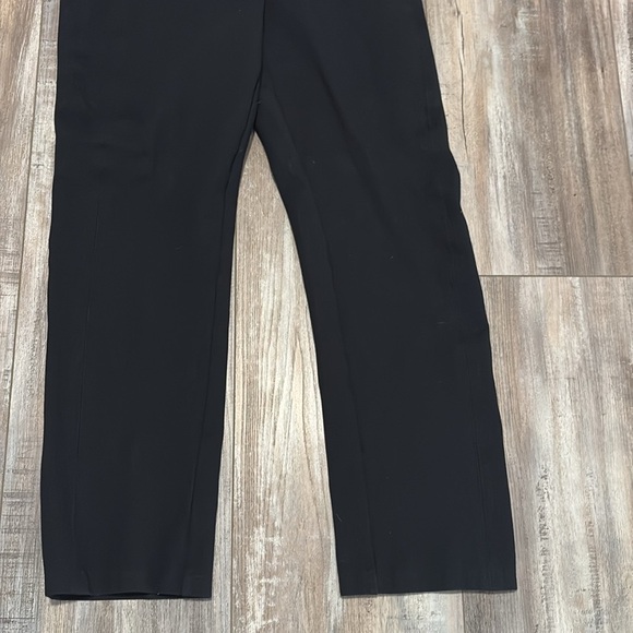 Spanx Black Perfect Pant Slim Straight Pull On Ponte Stretch Knit Career Medium - Picture 6 of 9